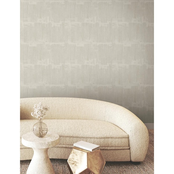 Rhythm and Rhyme Taupe Wallpaper Roll