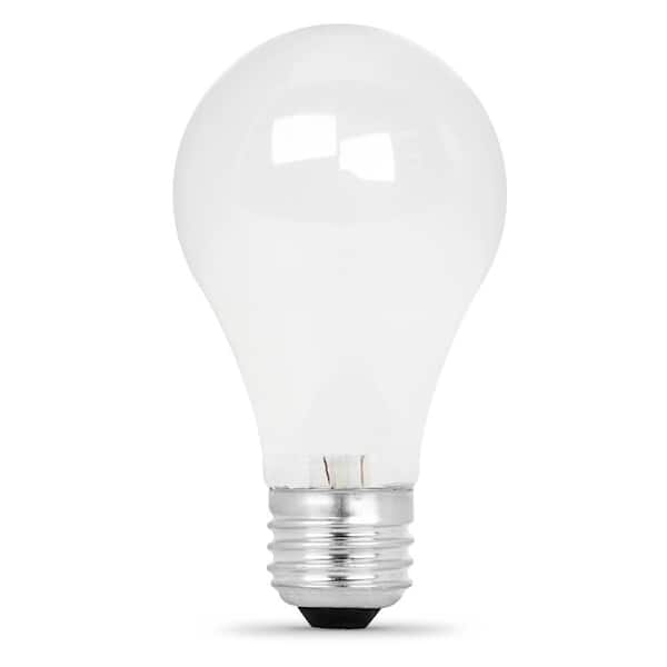 Photo 1 of 43-Watt A19 E26 Halogen White Light Bulb, Soft White 2700K (16-Pack)