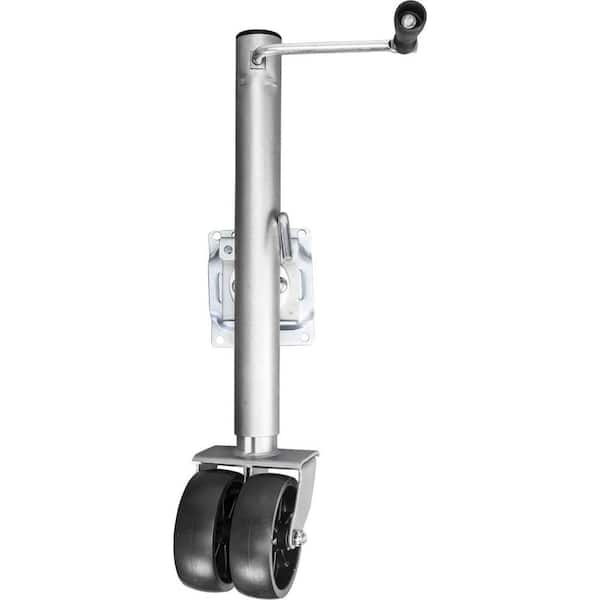 Torin 1,500 lbs. Side-Wind Bolt-On Trailer Jack with Dual Wheel