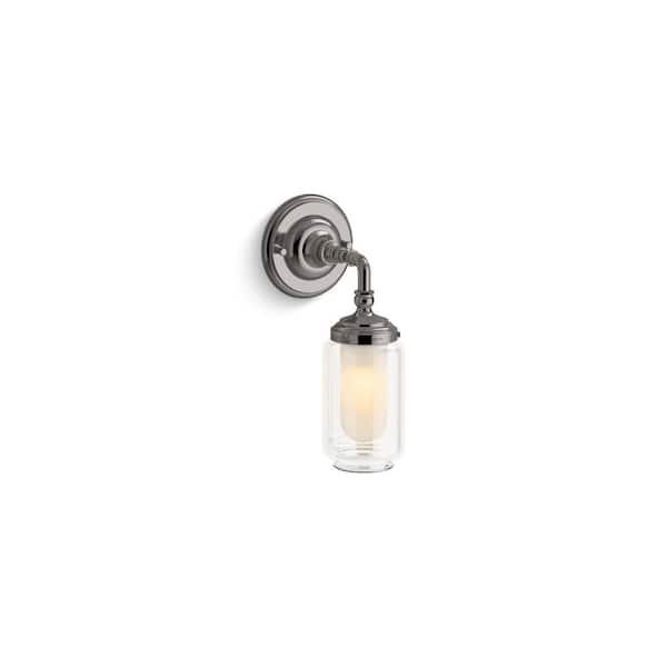 KOHLER Artifacts 1-Light Titanium Wall Sconce