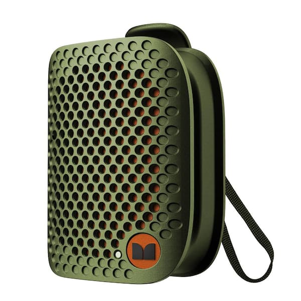 Portable Bluetooth Clip-On Speaker with Magnetic Mount, Built-In Mic, USB-C Rechargeable Green