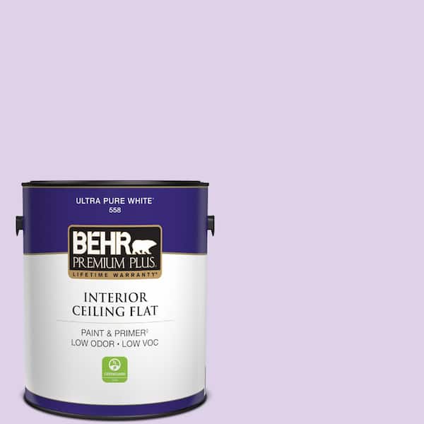 1 gal. #P570-1 Teary Eyed Ceiling Flat Interior Paint