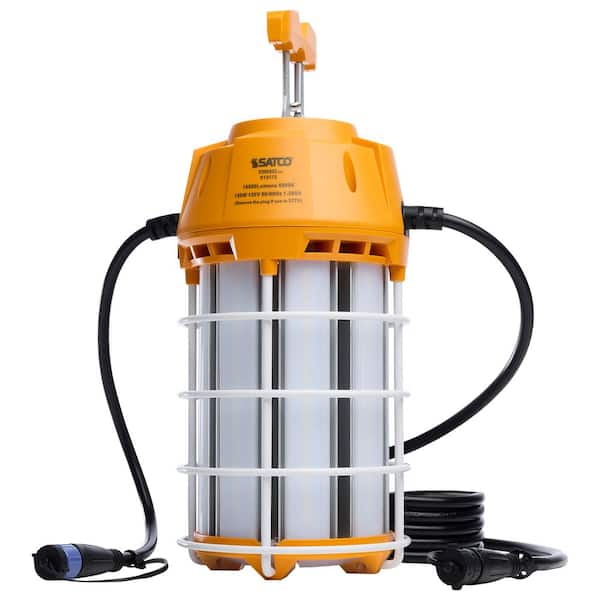120-277V 15000 Lumens LED Plug-in Hanging Work Light 12.13 in. 5000K