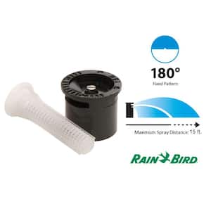 Matched Precipitation Rate Sprinkler Nozzle, Half Circle Pattern, Adjustable 11-15 ft.