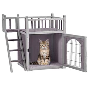 Wooden Dog/Cat House Outdoor and Indoor, Feral Pet Houses