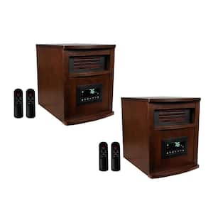 LifePro 6 Element 1500-Watt Portable Infrared Quartz Space Heaters (Pair)