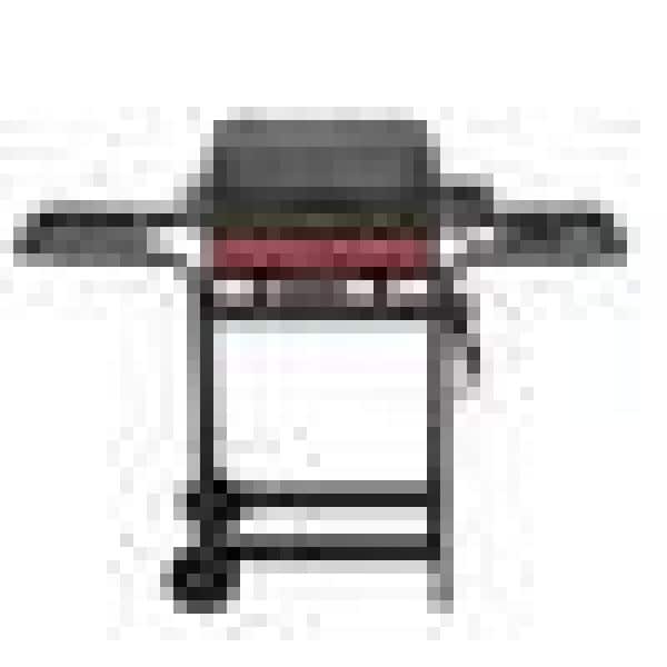 Americana Black Electric Cart Grill with Rotisserie and Smoker