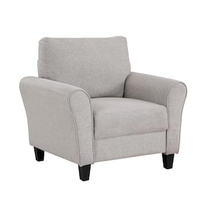 Aleron Sand Textured Fabric Arm Chair