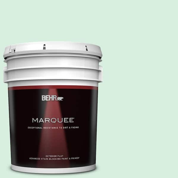 BEHR MARQUEE 5 gal. #P410-1 Pondscape Flat Exterior Paint & Primer