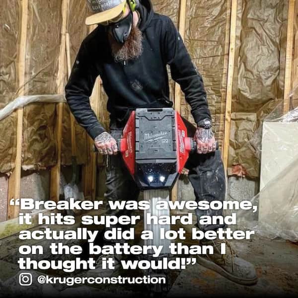 Milwaukee - MX FUEL Lithium-Ion Cordless 1-1/8 in. Breaker with Battery and Charger