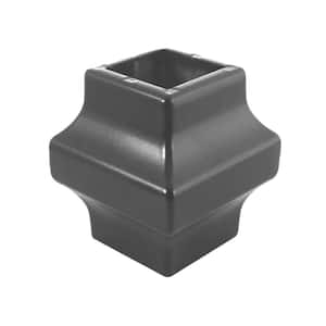3/4 in. Charcoal Aluminum Square Baluster Collar