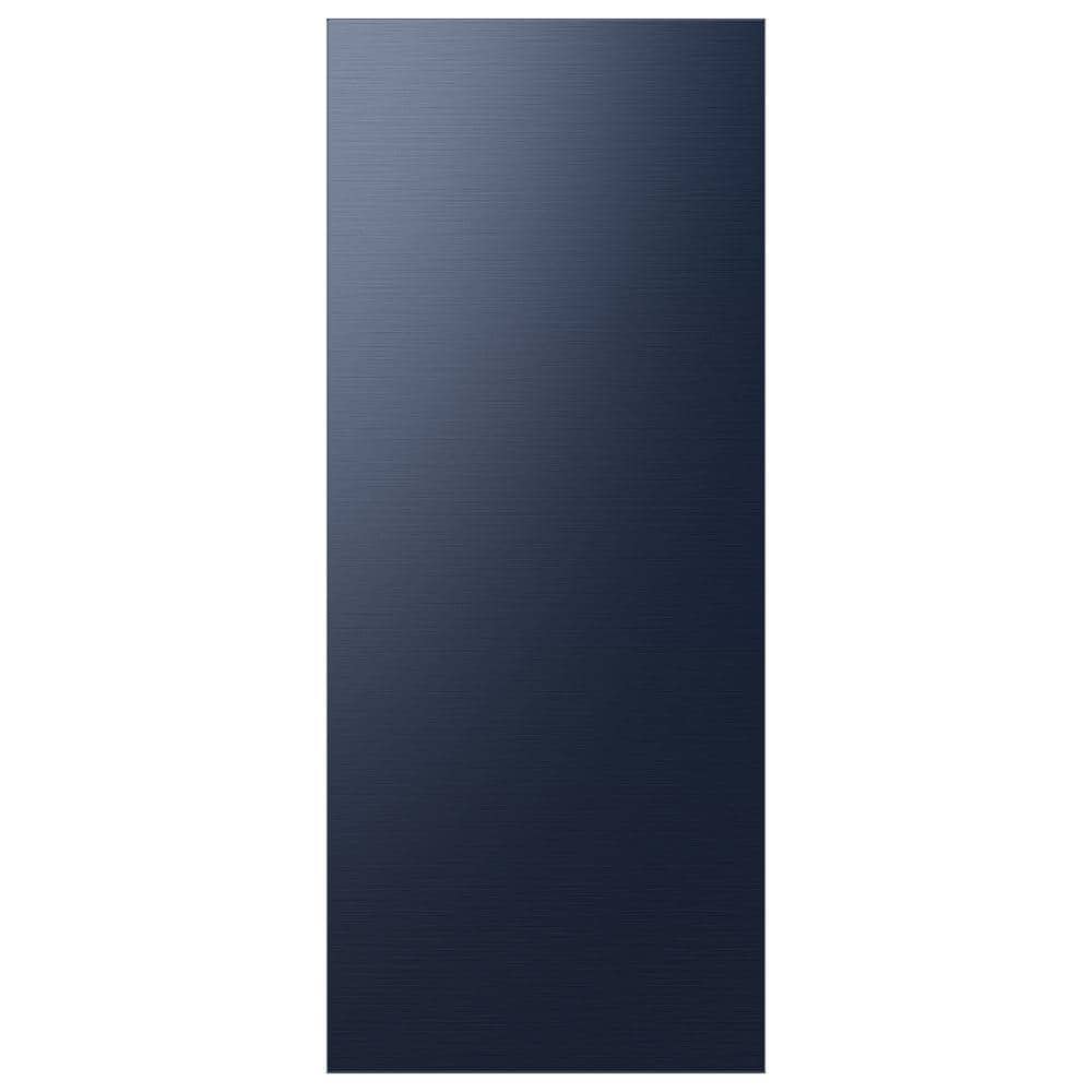 Bespoke Top Panel in Navy Steel for 3-Door French Door Refrigerator
