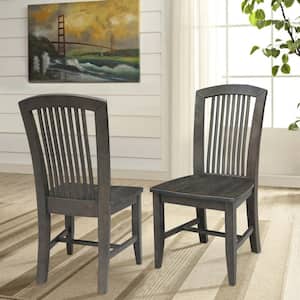 Coal Soma Mission Dining Side Chair (Set of 2)