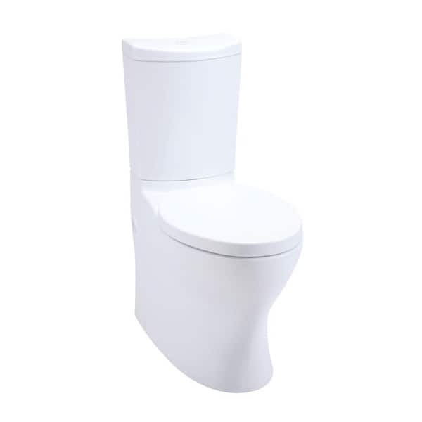 KOHLER Persuade 2-Piece 1.6 GPF High Efficiency Dual Flush Elongated Toilet in Honed White-DISCONTINUED