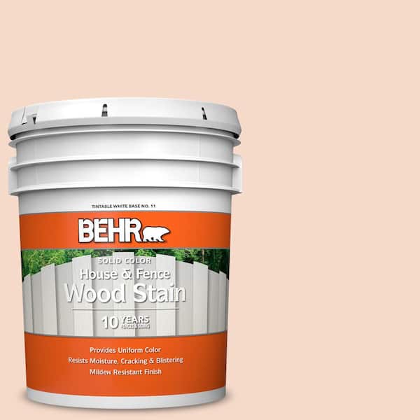 BEHR 5 gal. #M210-2 Paper Heart Solid Color House and Fence Exterior Wood Stain