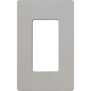 Claro 1 Gang Wall Plate for Decorator/Rocker Switches, Satin, Pebble (SC-1-PB) (1-Pack)