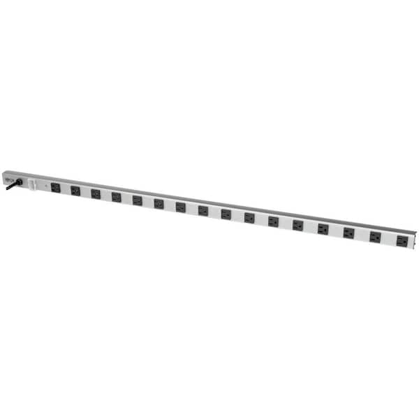 16 Outlet 15 Amp 15 ft. Cord 450-Joules Surge Power Strip