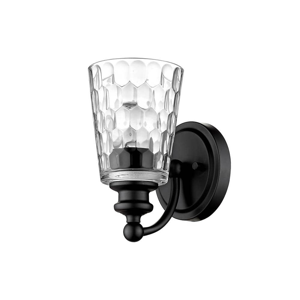 Mae 1-Light Matte Black Sconce price history on PriceWatchPro