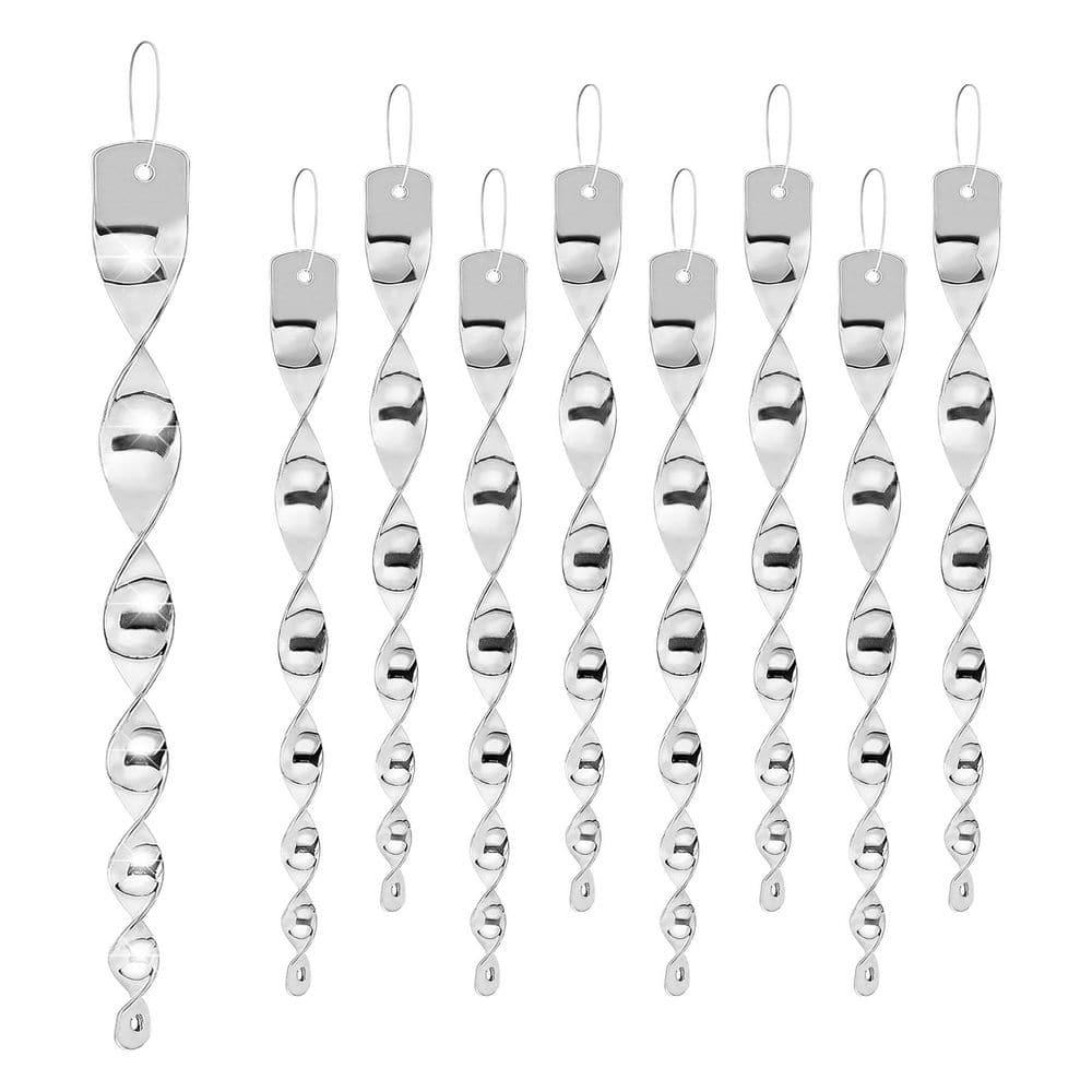 Reflective Bird Deterrent Spiral Rods 12 in. ft. 12 in. Bird Repellent ...