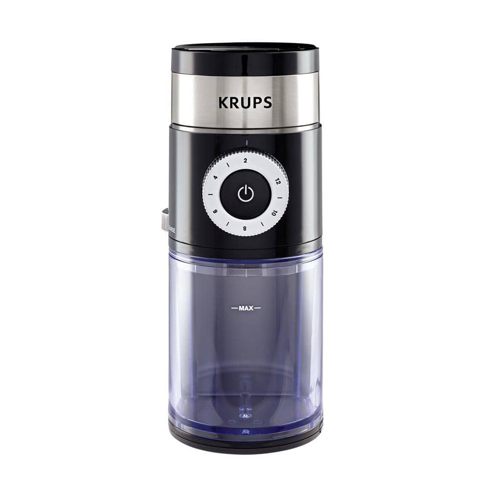 Krups GX550850 Burr Coffee Grinder Black for sale online 