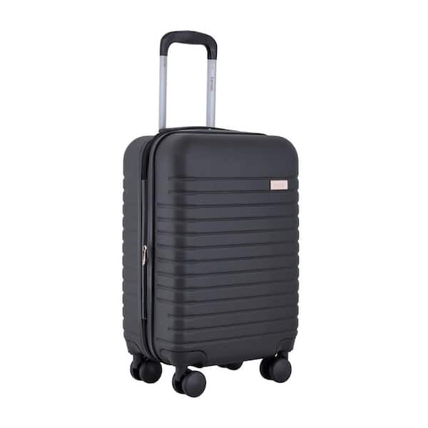 Kensie 20 in. Black Hardcase Expandable Carry-on Luggage KN-91220