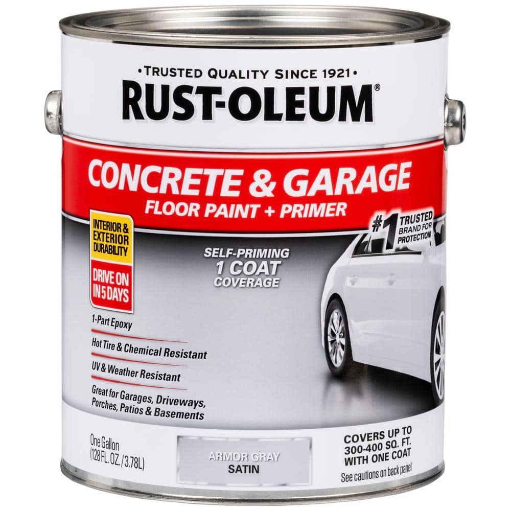 Armor Gray Satin Epoxy Concrete & Garage Floor Paint