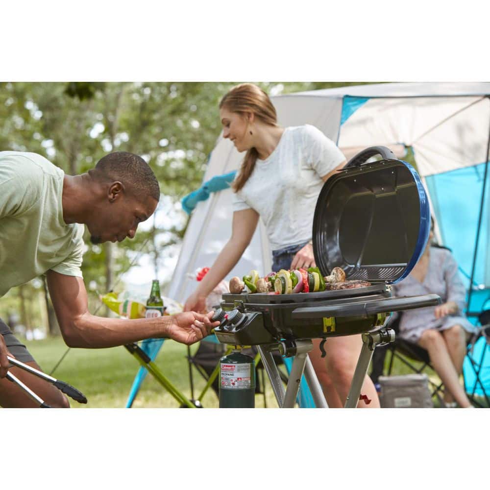 Coleman Blue and Black Portable Propane Gas Grill