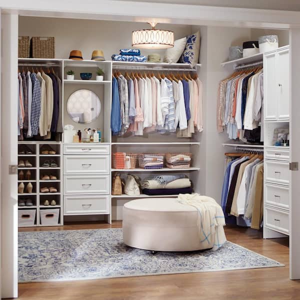 ClosetMaid Selectives 13.8 in. D x 48 in. W x 0.6 in H White ClosetMaid Selectives 13.8 in. D x 48 in. W x 0.6 in H White