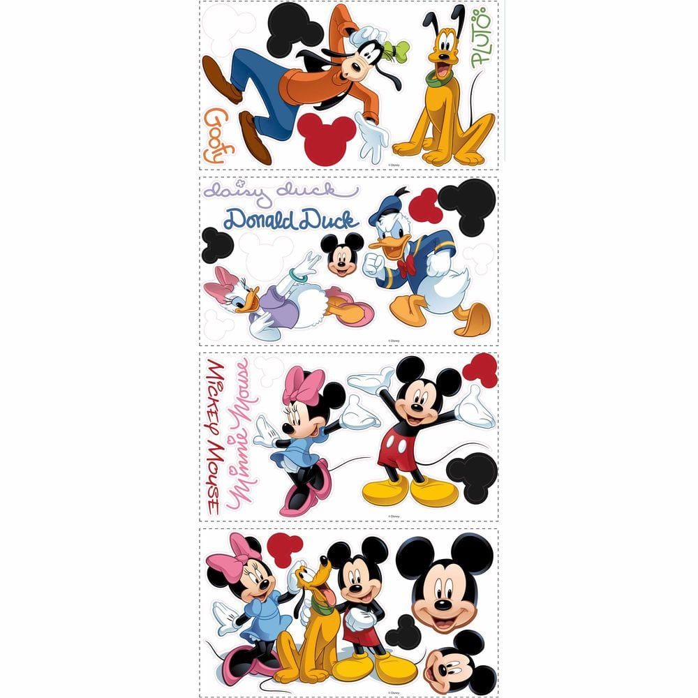 Minnie Mouse multiple color car truck vinyl decal sticker Disney Mickey Goofy 