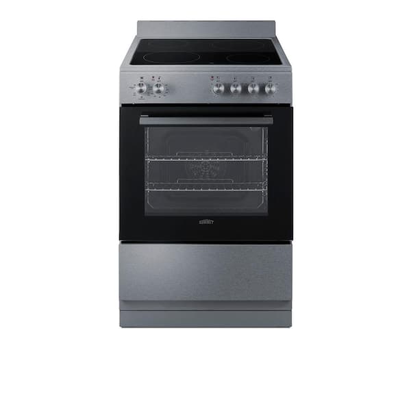 Summit Appliance 24 in. 4 Element Slide-in Electric Range with