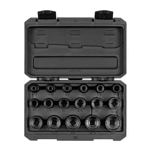 1/2 in. Drive 12-Point Impact Socket Set (17-Piece) (5/16 - 1-1/4 in.)