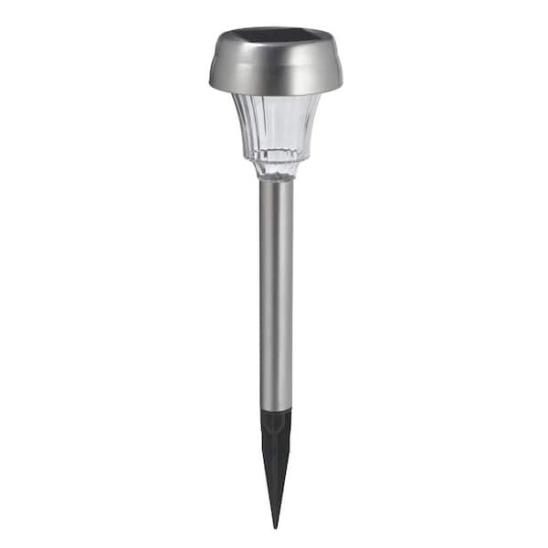 EZSolar Solar Powered LED Stainless Steel Pathway Light (10-Pack)