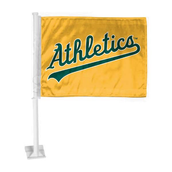 FANMATS MLB - Oakland Athletics Car Flag Large 1-Piece 11 in. x 14 in.