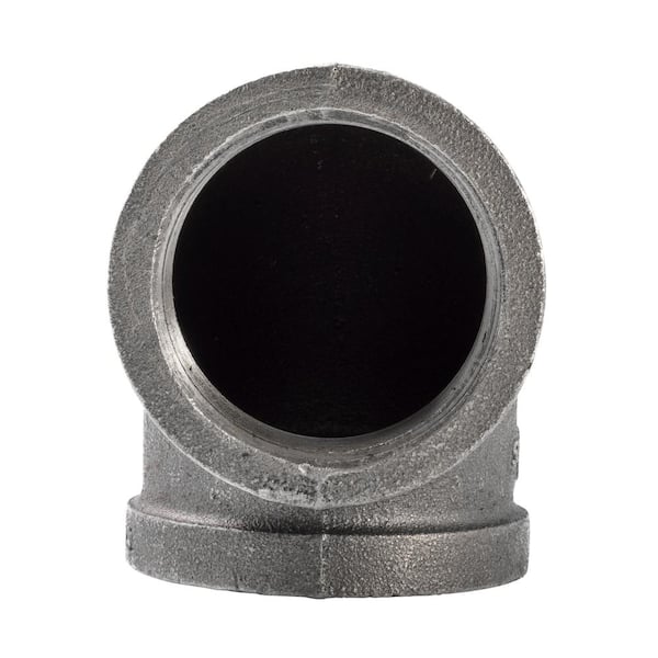Southland 2 in. Black Malleable Iron 90 degree FPT x FPT Elbow Fitting  520-008HN - The Home Depot