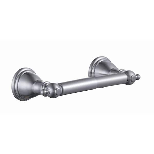 Glacier Bay Lyndhurst Double Post Toilet Paper Holder in Brushed Nickel