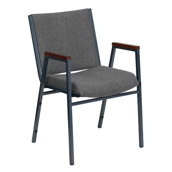 Carnegy Avenue Fabric Stackable Chair in Gray