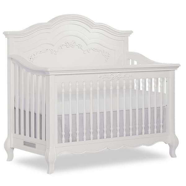 Evolur Aurora Frost 5-in-1 Convertible Crib