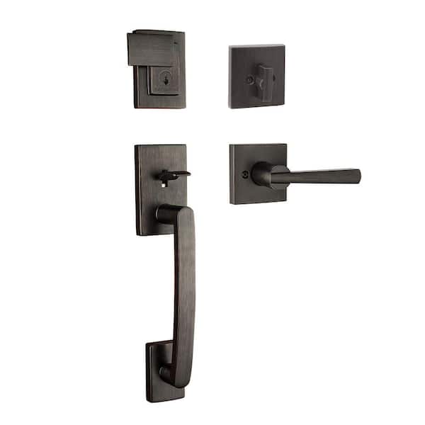 Baldwin Prestige Spyglass Single Cylinder Venetian Bronze Door