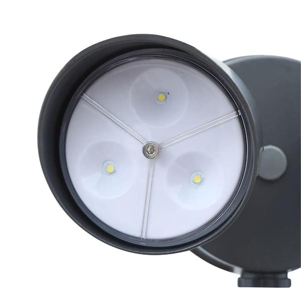 Lithonia Lighting OFLR 6LC 120 MO BZ LED Outdoor Floodlight 2-Light Motion Senso 