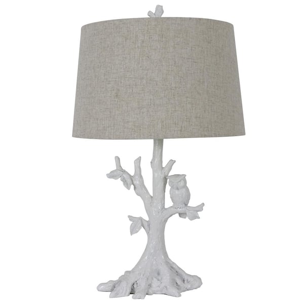 Décor Therapy TL17220 Table Lamp White Speckled 