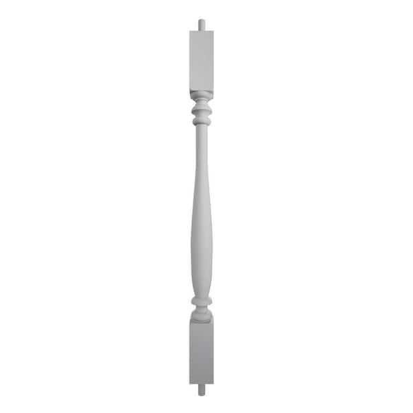 Ekena Millwork Endurathane 500 Series 36 in. H x 2.5 in. W White Resin Stair Baluster
