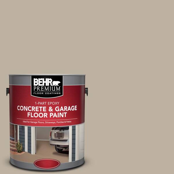 BEHR Premium 1 gal. #PFC-32 Spanish Parador 1-Part Epoxy Satin Interior/Exterior Concrete and Garage Floor Paint