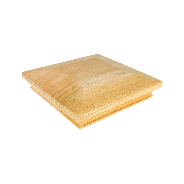 Protectyte Miterless 6 in. x 6 in. Untreated Wood Pyramid Slip Over Fence Post Cap