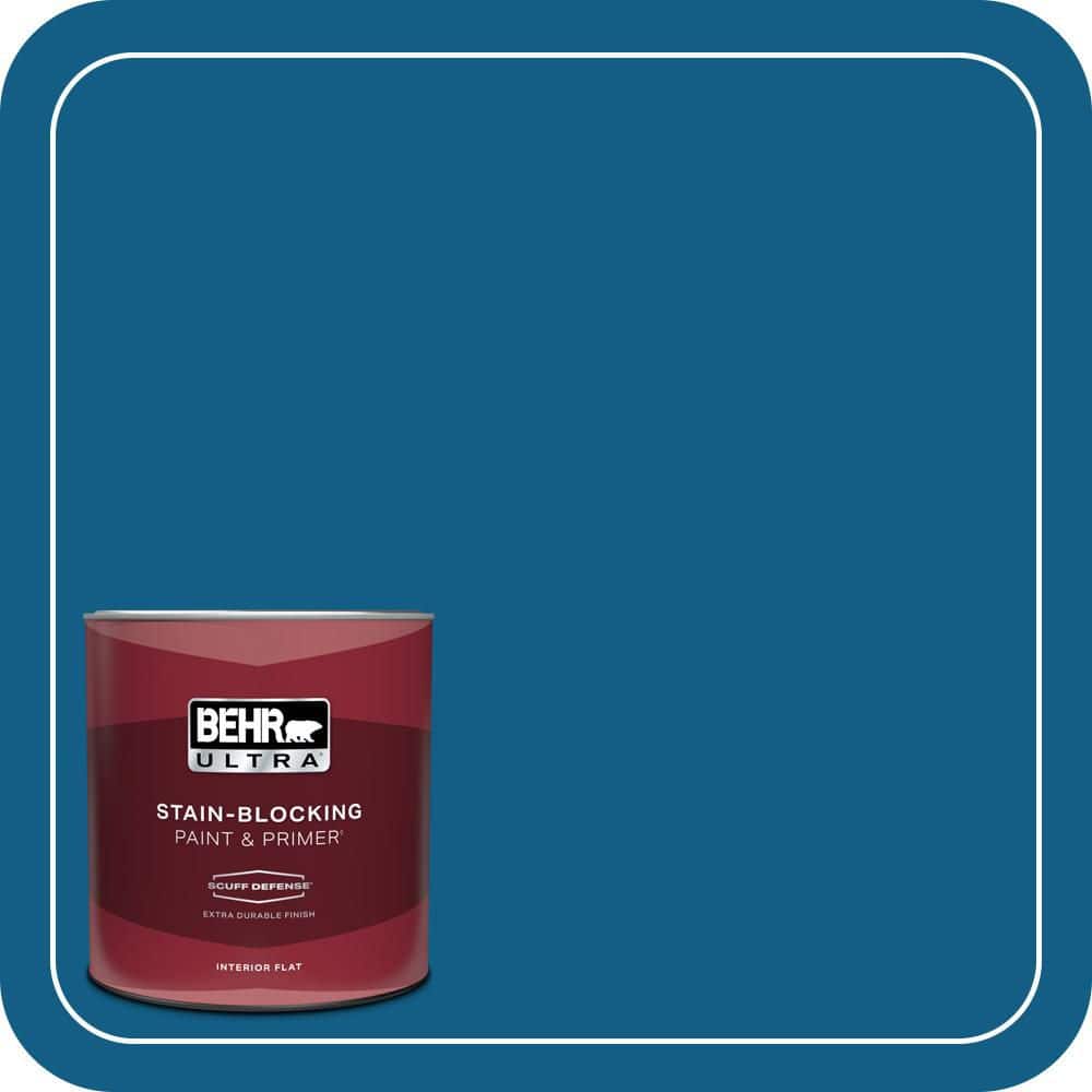 1 qt. #S-H-550 Sapphire Sparkle Extra Durable Flat Interior Paint & Primer price history on PriceWatchPro