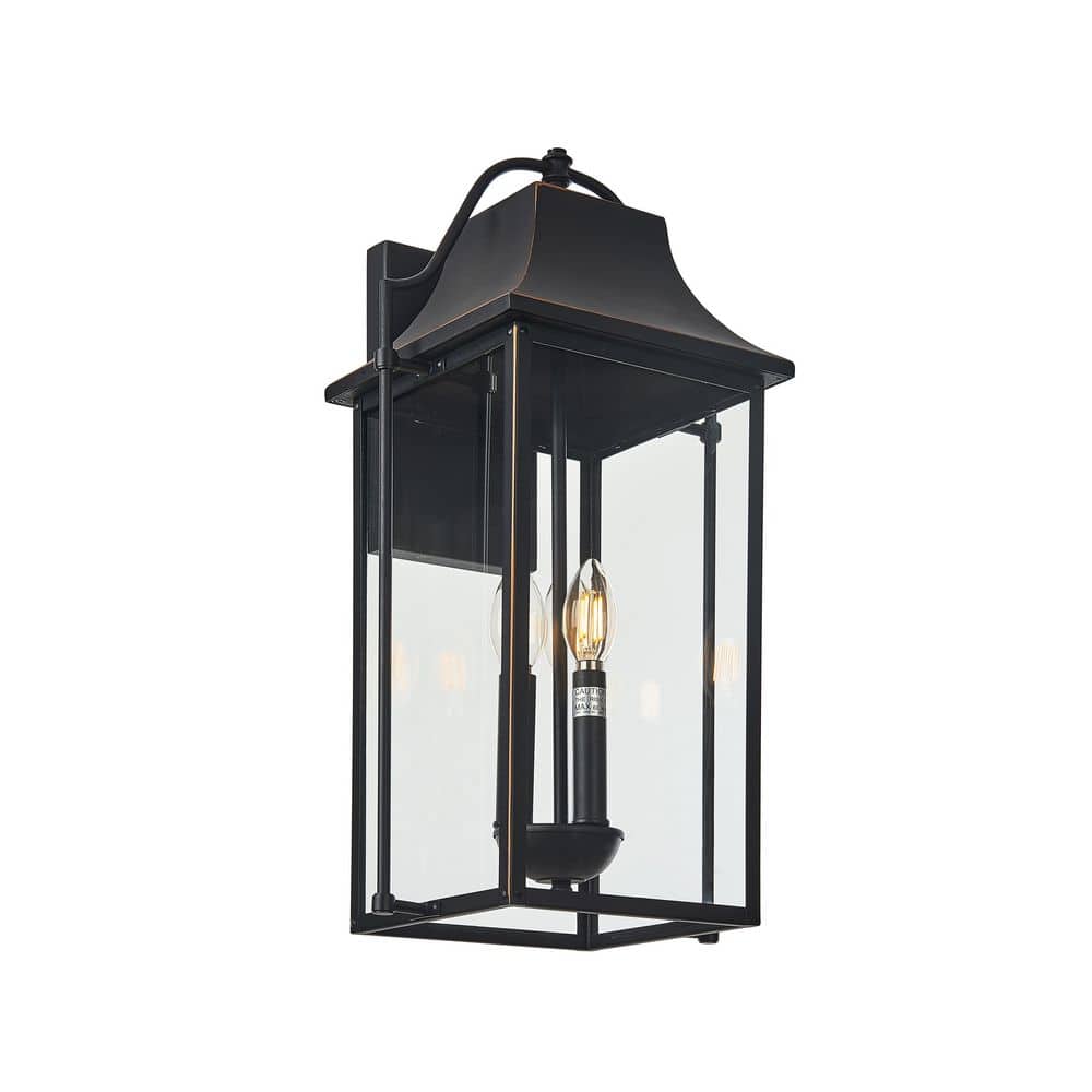 Little Tree Outdoor Classic 21 in. Matte Black Outdoor Hardwired