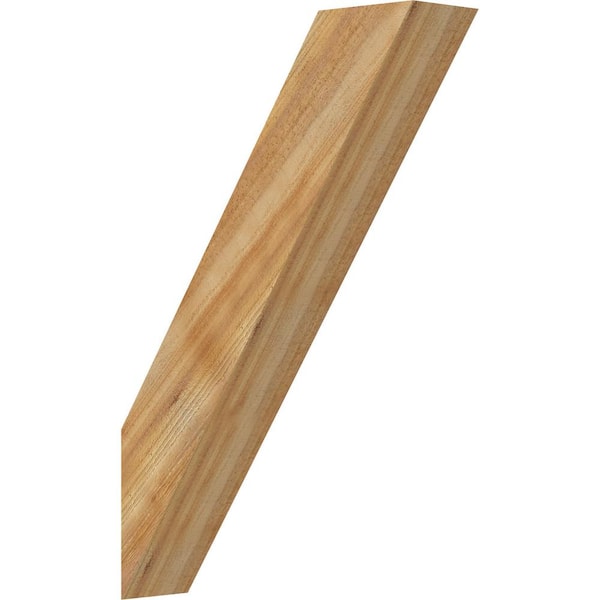 Ekena Millwork 6"W x 24"D x 36"H Traditional Rough Sawn Knee Brace, Western Red Cedar