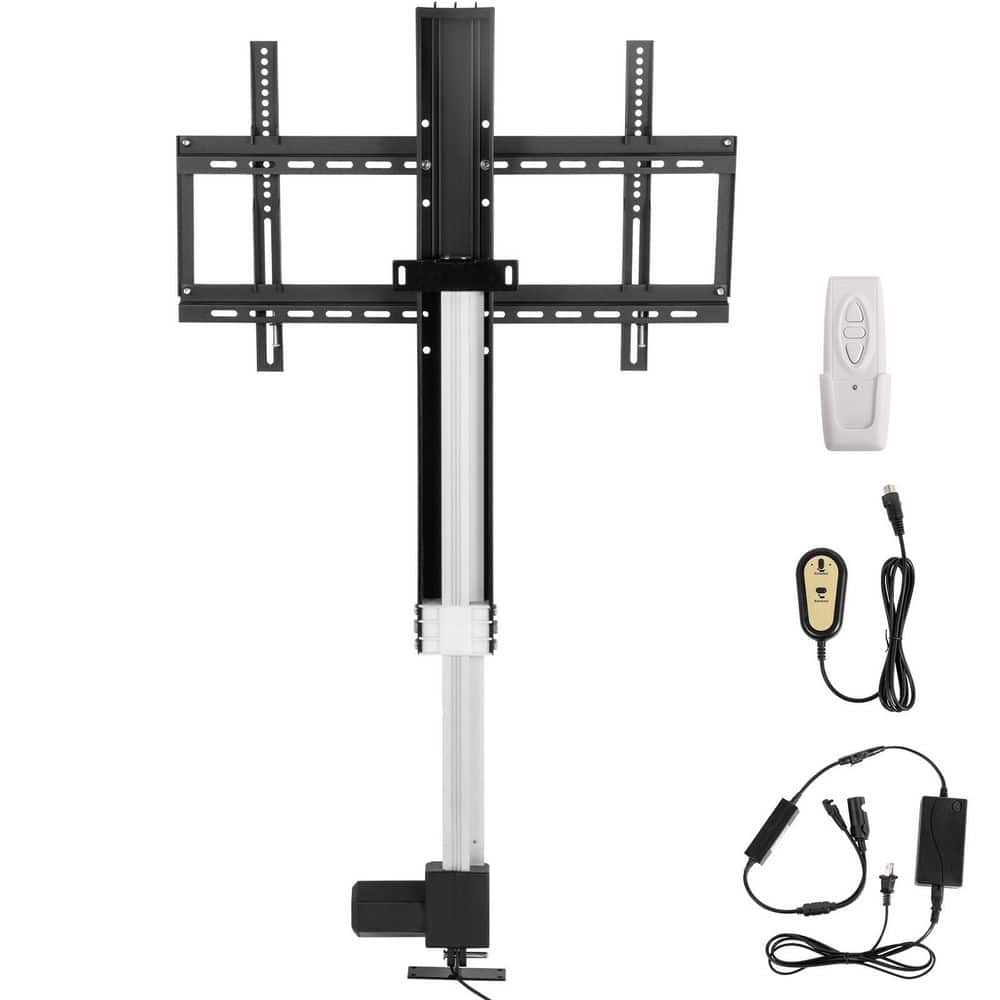 Motorized TV Lift Stroke Length 31 in. Motorized TV Mount Fit for Max 60 in. Remote Control Height Adjustable 42-73 in.