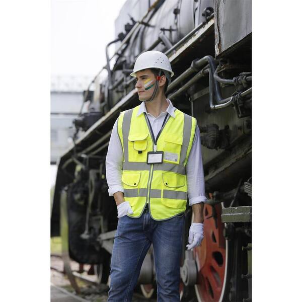 G & F Products 7-Pockets Class 2-High Visibility Zipper G & F Products 7-Pockets Class 2-High Visibility Zipper