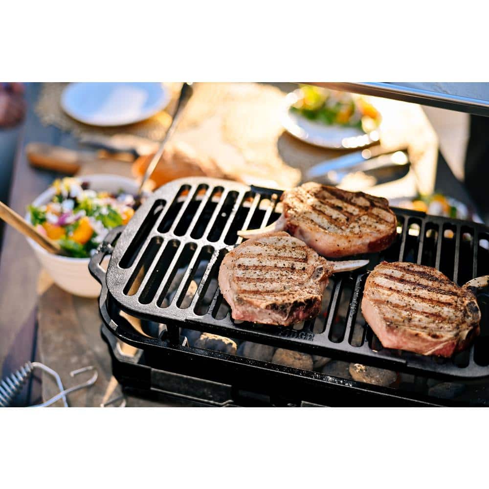 Lodge 21" Black Cast Iron Charcoal Grill