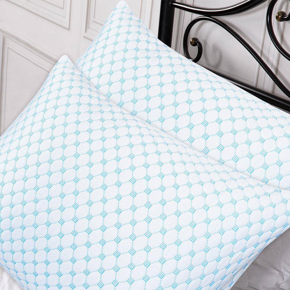 Standard Hypoallergenic Memory Foam Pillow with Bamboo Microfiber Cover